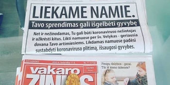 «Противірусна» підтримка литовських ЗМІ: більше реклами, зниження податків та компенсації на доставку 26 «Противірусна» підтримка литовських ЗМІ: більше реклами, зниження податків та компенсації на доставку