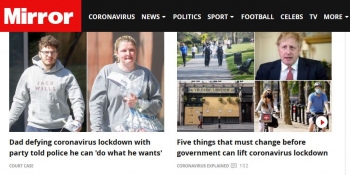 «Без журналістики коронавірус убив би більше людей» – британське видання «Mirror