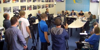﻿”Журналісти проти законопроєкту про медіа”. Пресконференція про скандальний проєкт щодо регулювання онлайн-ЗМІ