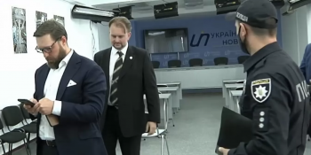 Нацполіція оперативно відреагувала на блокування прес-центру столичного інформагентства