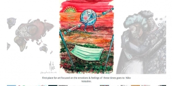 Карикатурист із Луцька переміг на конкурсі у США