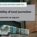 Британські парламентарі розглядають питання підтримки локальної новинної журналістики 23 Британські парламентарі розглядають питання підтримки локальної новинної журналістики