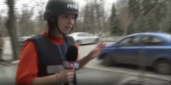 Безпека під час війни. Деякі журналісти включалися на вебінар з укриття під час повітряної тривоги