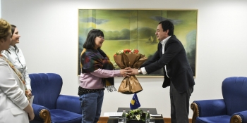 Прем’єр-міністр привітав у Косові першу українську журналістку, яка отримує професійний прихисток