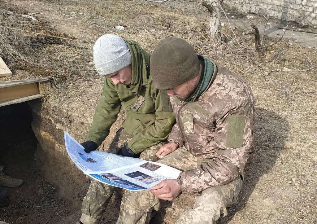 «Військова газета має бути разом з українськими військовими – в окопах та бліндажах»