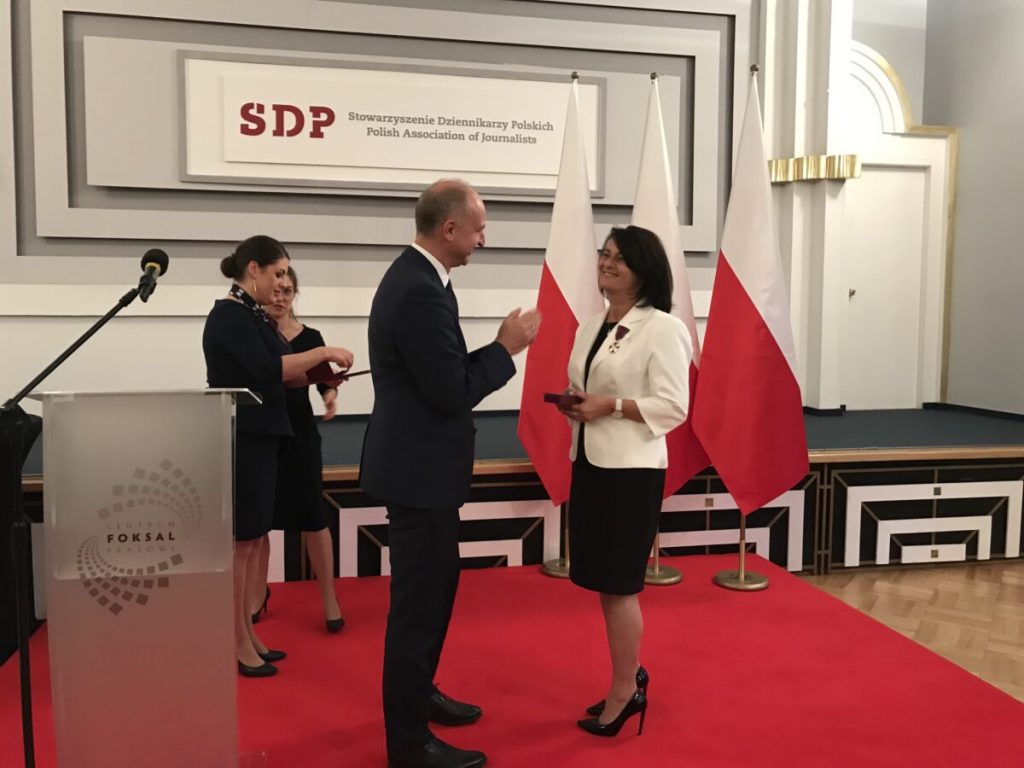 НСЖУ привітала польських колег з високими нагородами
