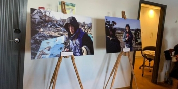 У Стокгольмі проходить фотовиставка про роботу українських журналістів на війні