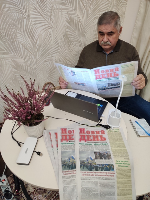 "People call this issue historic": Kherson's newspaper Novyi Den has its readers back 2