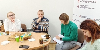 У Дніпрі журналісти-переселенці зустрілися із представниками ООН