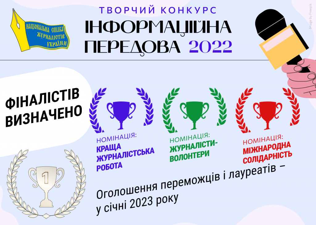 Творчий конкурс «Інформаційна передова-2022»: короткі списки фіналістів у всіх номінаціях 3