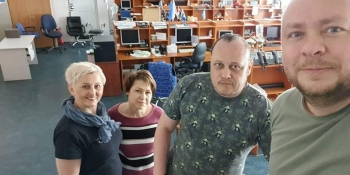 "Aid increases our chances of surviving the crisis and gives us optimism and confidence," says Denys Ivanesko commenting on NUJU projects 17 «Допомога збільшує наші шанси пережити кризу і додає оптимізму і впевненості», – Денис Іванеско про проєкти НСЖУ