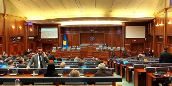 Спікер Асамблеї Косова Глаук Конюфка зустрівся в Приштині з українськими журналістами