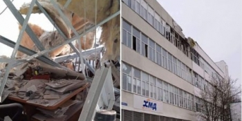 Ранковий обстріл вщент знищив редакцію херсонської «Дебют-газети»