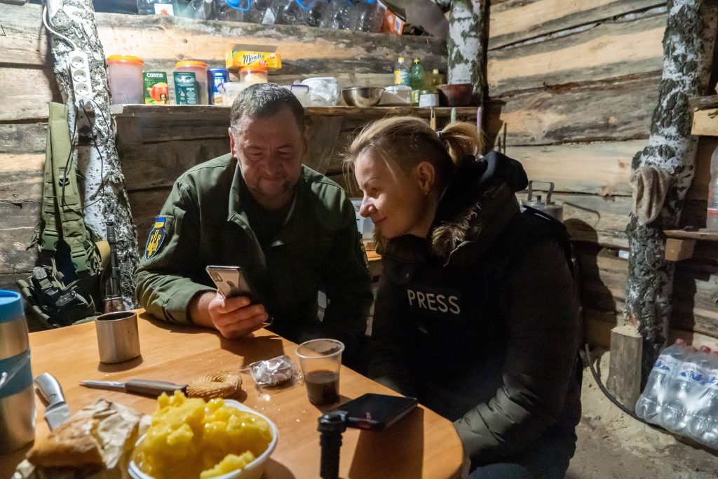 У бліндажі нацгвардійців на півночі Харківщини