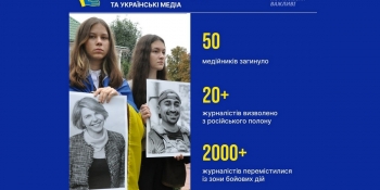 Від початку повномасштабної російської агресії в Україні загинуло 50 працівників медіа