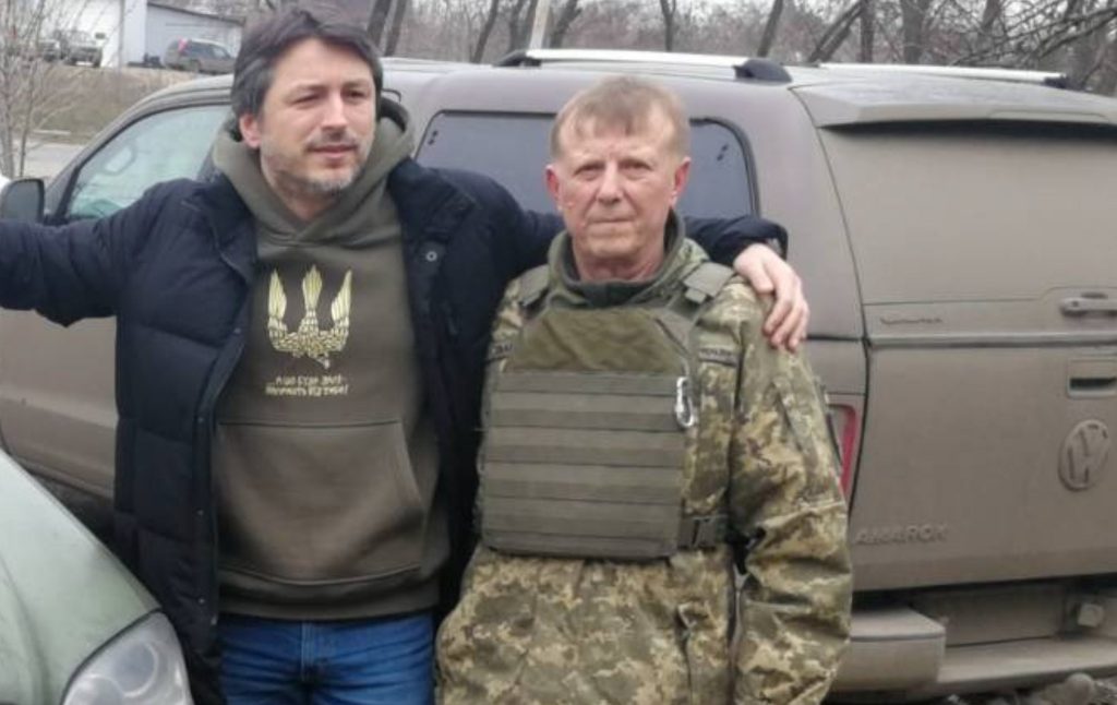 "Serhii Prytula personally brought us the equipment we asked for," NUJU Secretary/military officer Volodymyr Danyliuk 9 «Сергій Притула особисто привіз нам обладнання, про яке ми просили», – секретар НСЖУ, військовослужбовець Володимир Данилюк