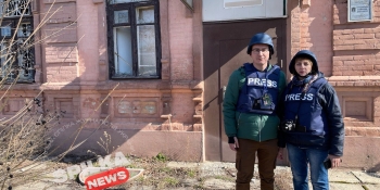 «Отримувати новини з України – надзвичайно важливо!»: голова НСЖУ Сергій Томіленко відвідав прифронтовий Оріхів