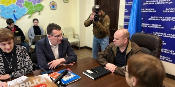 «Важливо донести правдиву інформацію до жителів прифронтових територій», – Сергій Томіленко в Запоріжжі