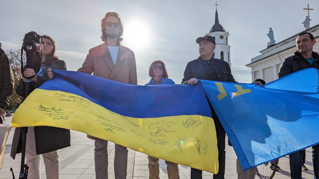 Сергій Томіленко звернувся до учасників мітингу у Вільнюсі на підтримку українських журналістів 1