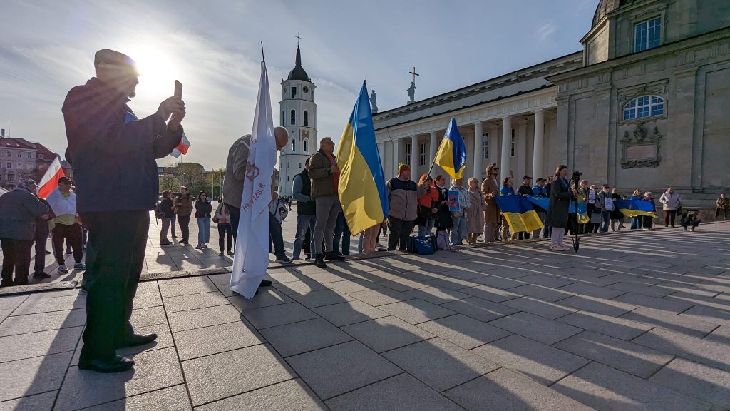 Сергій Томіленко звернувся до учасників мітингу у Вільнюсі на підтримку українських журналістів 3