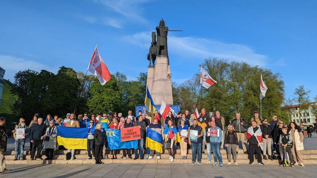 Сергій Томіленко звернувся до учасників мітингу у Вільнюсі на підтримку українських журналістів