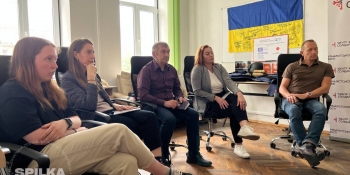 У НСЖУ представники «Репортерів без кордонів» зустрілися з журналістами з окупованих територій