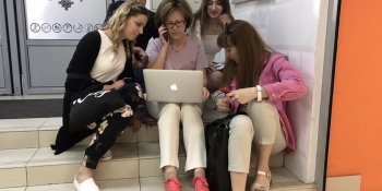 Команда центрального офісу НСЖУ сьогодні провела робочу нараду в укритті