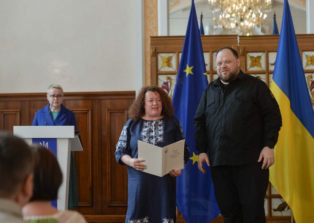 Відзнаки Верховної Ради України медійникам вручив Голова парламенту з нагоди Дня журналіста 7