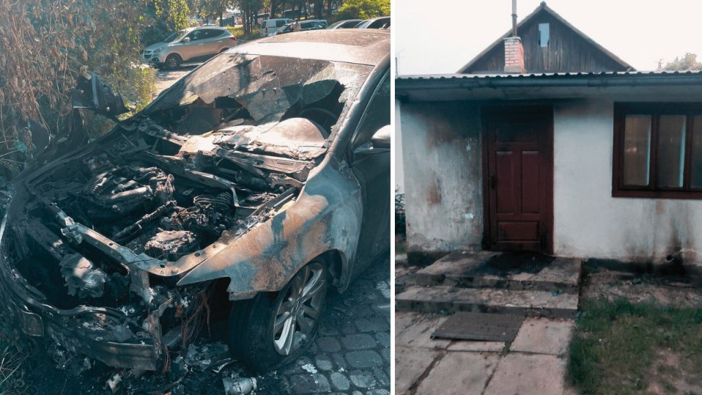 На Рівненщині за одну добу сталося два підпали майна журналістів