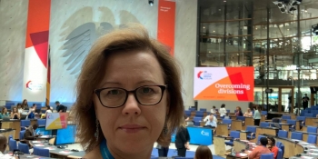 DW Global Media Forum 2023 відкрився виступом білорусів із затуленими обличчями, – перша секретар НСЖУ Ліна Кущ