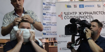 Головне – не панікувати: у Запоріжжі рятувальники розповіли журналістам про алгоритм дій у разі радіаційної аварії