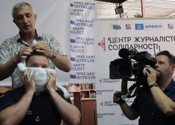 Головне – не панікувати: у Запоріжжі рятувальники розповіли журналістам про алгоритм дій у разі радіаційної аварії