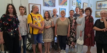 Журналісти-переселенці із Запоріжжя зустрілися у мистецькому просторі з художниками