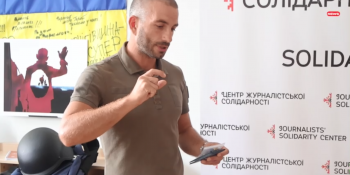 «Дякую Спілці за підтримку наших колег!» – фотожурналіст Ян Доброносов