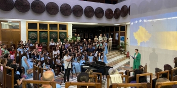 Дитячий хор із Косова подарував свої пісні дітям України