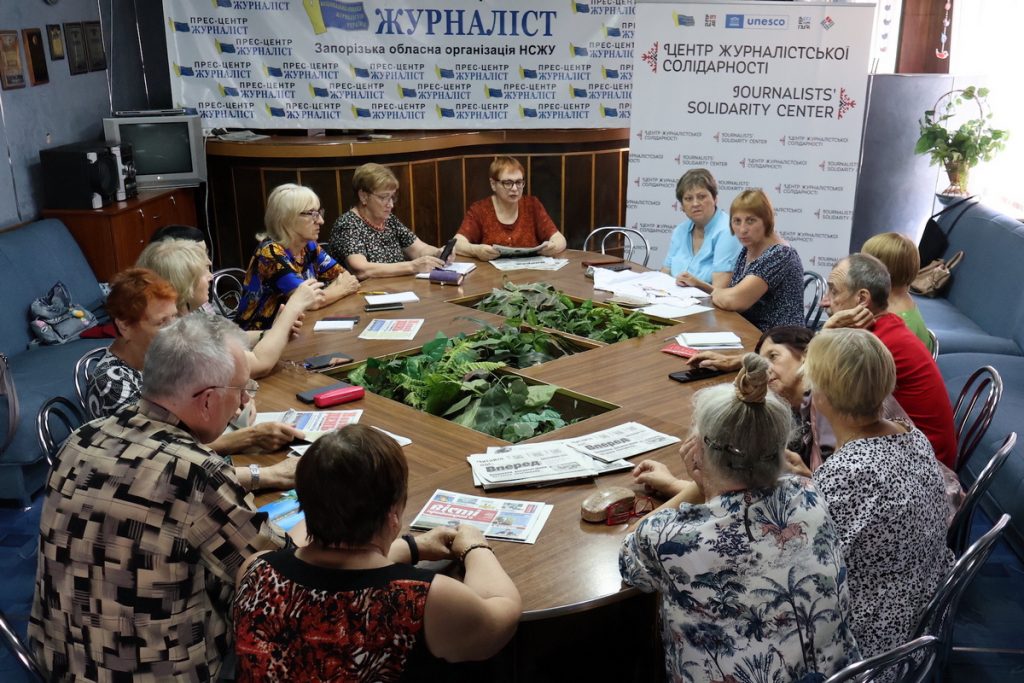 За рік діяльності Запорізький Центр журналістської солідарності став єдиною згуртованою командою: медійники підбили підсумки