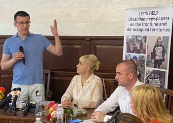 «Ми підтримуємо кожного журналіста, долю якого нівечить окупант», – Сергій Томіленко в Івано-Франківську