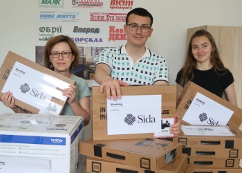 НСЖУ отримала від партнерів техніку для підтримки українських медіа