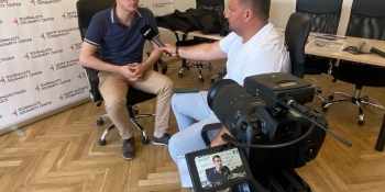 Голова НСЖУ зустрівся з азербайджанським журналістом