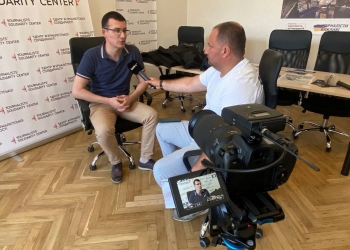 Голова НСЖУ зустрівся з азербайджанським журналістом
