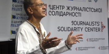 Член НСЖУ Анатолій Сердюк активно волонтерить в Ізраїлі, збираючи кошти для ЗСУ