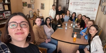 В Івано-Франківську майбутнім журналістам розповіли про роботу Центру журналістської солідарності