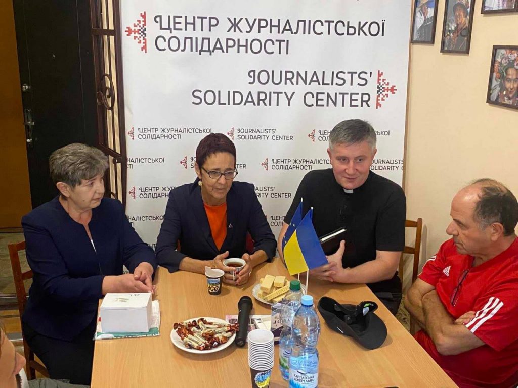 До Івано-Франківського Центру журналістської солідарності завітала віцепрезидентка Національної федерації журналістів Італії