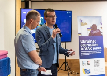 Війна в Україні повинна залишатися в інфопросторі світових медіа попри намагання Росії відвернути від неї увагу: у Парижі НСЖУ відкрила фотовиставку
