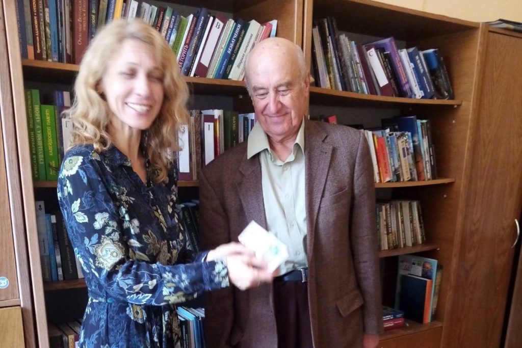 Легендарний журналіст Станіслав Лазебник рекомендував у Спілку відому письменницю-журналістку Мирославу Макаревич