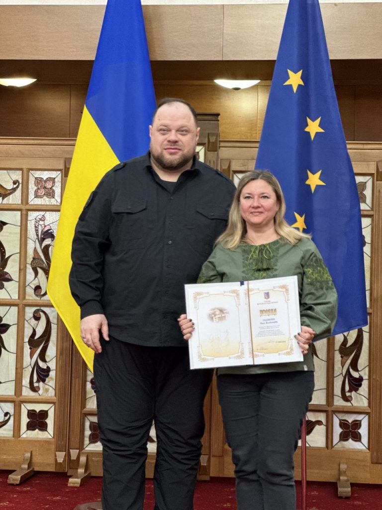 Телевізійникам і радійникам України Голова Верховної Ради за поданням НСЖУ вручив відзнаки 7