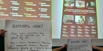 Листівка солідарності: студенти-журналісти написали листи колегам, які перебувають у російському полоні