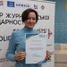 В НСЖУ в Києві журналістка з Херсона отримала сертифікат про навчання з надання домедичної допомоги