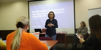 Як коректно спілкуватися із жертвами сексуального насильства під час війни: тренінг для медійників у Дніпрі
