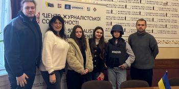 Як Львівський Центр журналістської солідарності допомагає медійникам: зустріч зі студентами